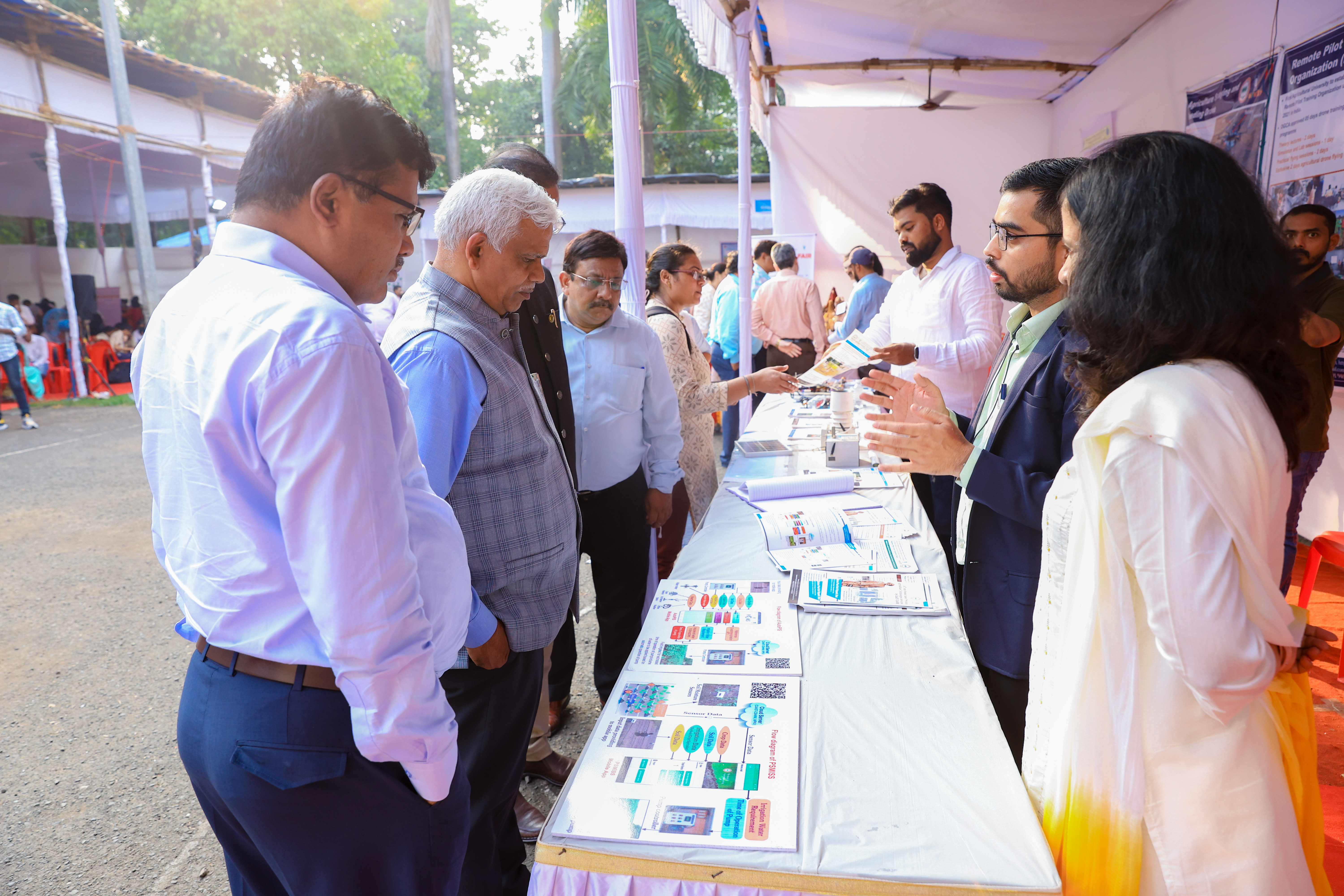 Hon. VC Visit To Stall